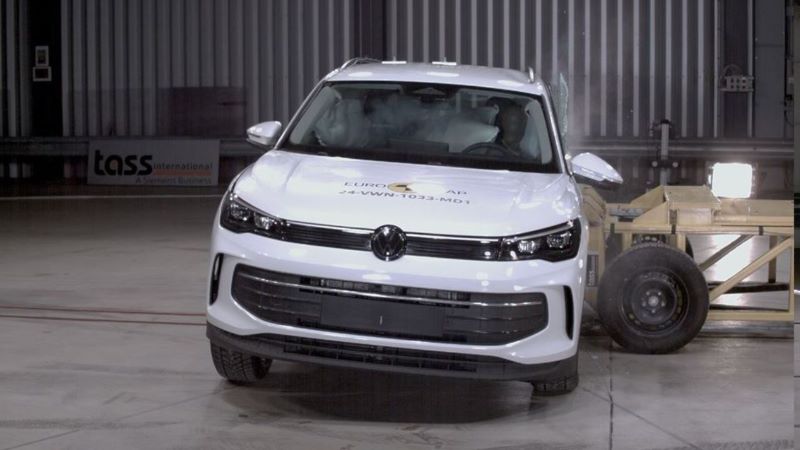 2025 Volkswagen Tiguan Achieves 5-Star Rating in Euro NCAP Crash Tests