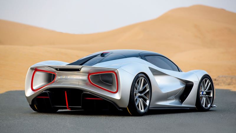 Lotus Evija as the lightest EV hypercar