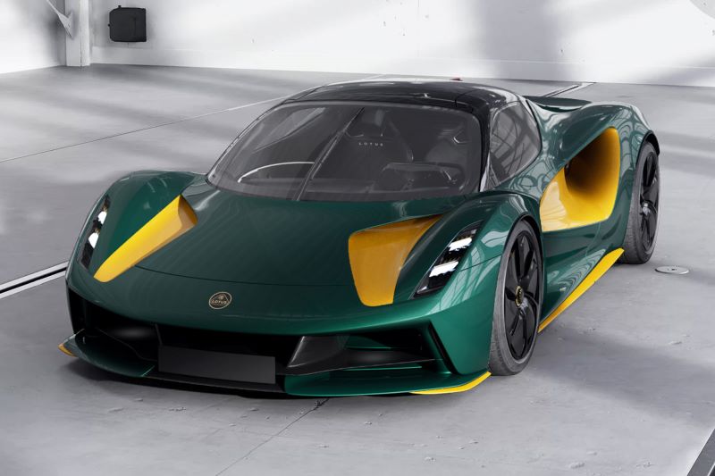 Lotus Evija as the lightest EV hypercar