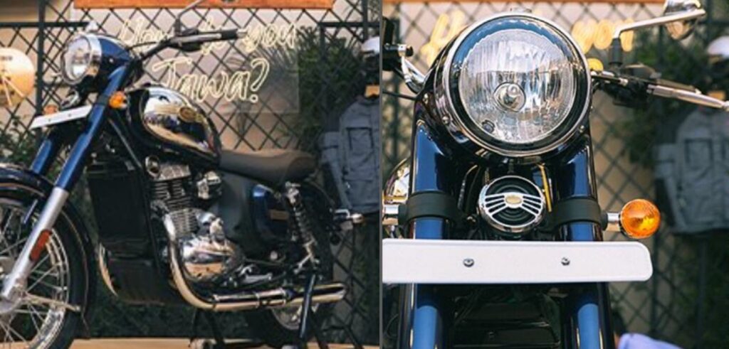 Jawa 350 Blue Showcased At Mahindra Blues Festival