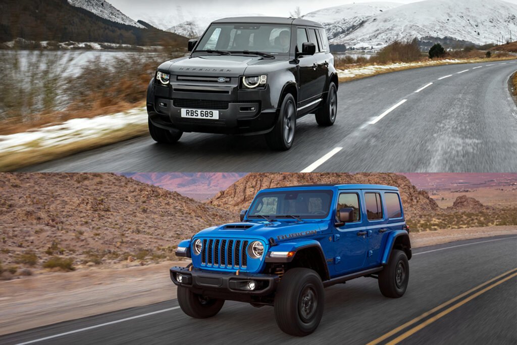 Jeep Wrangler vs Land Rover Defender SUV