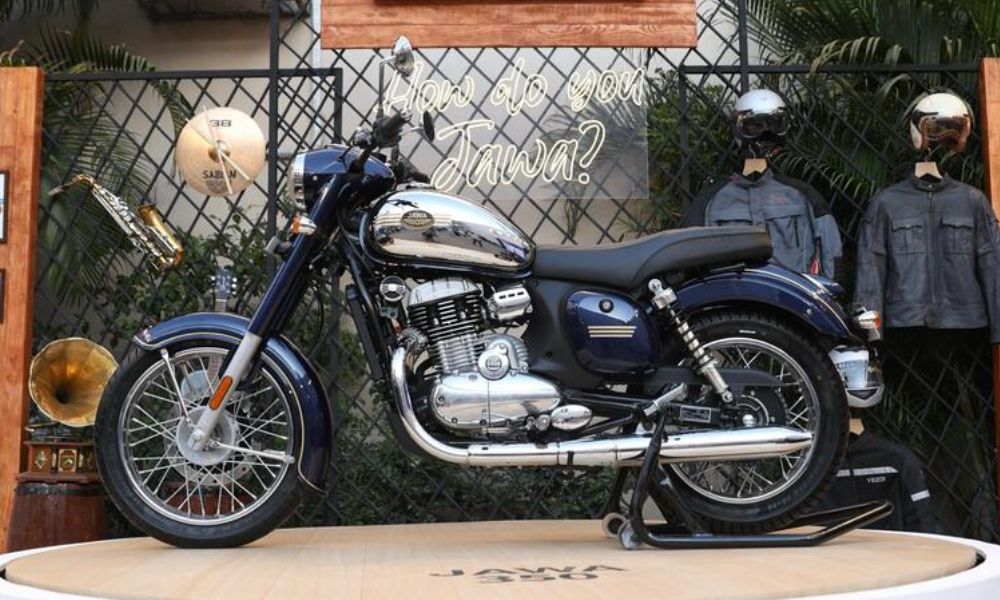 Jawa 350 Blue Showcased At Mahindra Blues Festival